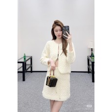 [V공장] 루이비통 26S 다이아몬드 패턴 울 스커트