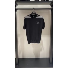 PXG 남성 니트 라운드 반팔 티셔츠