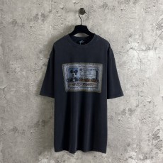 세인트마이클 미키 그래픽 워싱 반팔 티셔츠