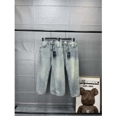 생로랑 빈티지 워싱 스트레이트 데님 팬츠