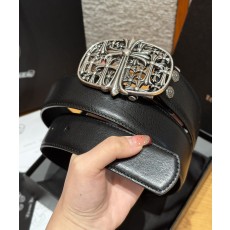 [찡댄] 크롬하츠 캐서드럴 스터드 벨트 3.8cm