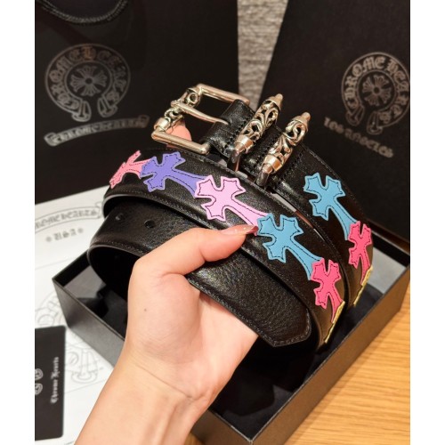 [찡댄] 크롬하츠 컬러풀 크로스 벨트 3.8cm