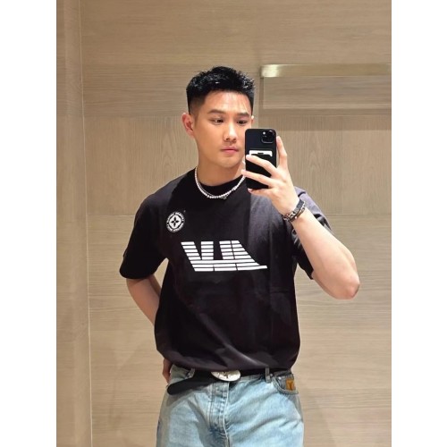 루이비통 신상 100% 코튼 반팔 티셔츠 남녀공용