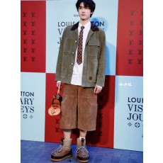 루이비통 x 니고 콜라보 데님 카고 쇼츠 남녀공용