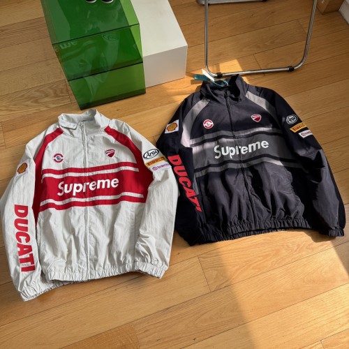 Supreme x DUCATI WEEK16 트랙 프린트 재킷