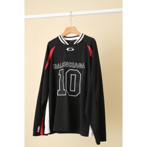 발렌시아가 × NBA 2026 S/S 콜라보 롱 슬리브 티셔츠