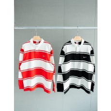 슈프림 X 나이키 SS25 스트라이프 티셔츠