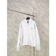 [GTR] 발렌시아가 블루 자수 지퍼 후드티