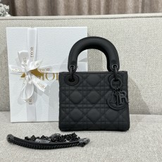 [여왕샵] 디올 레이디(Lady) 미니 매트 블랙