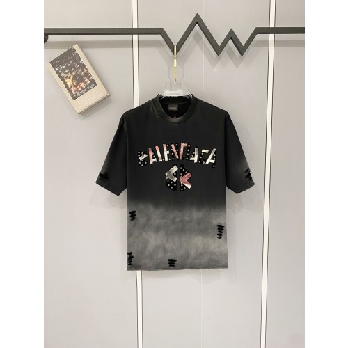 발렌시아가 26S 빈티지 클래식 자수 반팔티