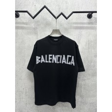 발렌시아가 26SS 헤비 하이넥 반팔티 남녀공용