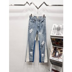 갤러리 디파트먼트 크롬하츠 콜라보 루즈핏 워싱 플레어 진