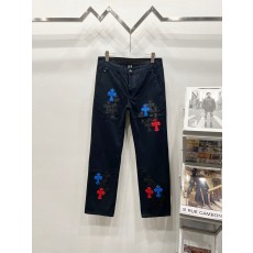 크롬하츠 블랙 & 블루 캐주얼 진