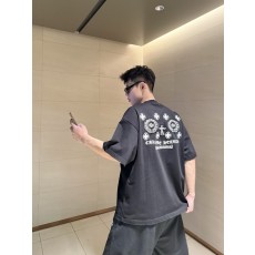 크롬하츠 신상 자수 티셔츠 남녀공용