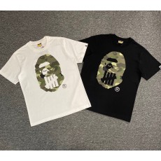 베이프×UNDFATED 콜라보 카모플라주 반팔티