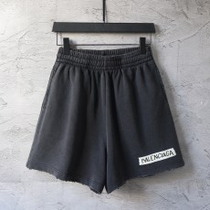 발렌시아가 마스킹 테이프 프린트 레터링 쇼츠