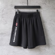 발렌시아가 8B 프린트 레터링 트레이닝 팬츠
