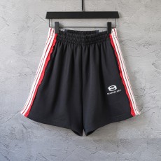 발렌시아가 컬러 블록 8B 자수 코튼 니트 반바지