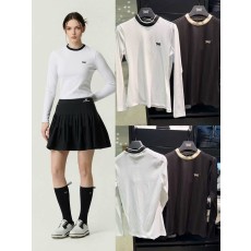 PXG 여성 26SS 스탠드넥 긴팔 2컬러