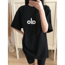 알로 베이직 로고 티셔츠 반팔 남녀공용 컬러2종