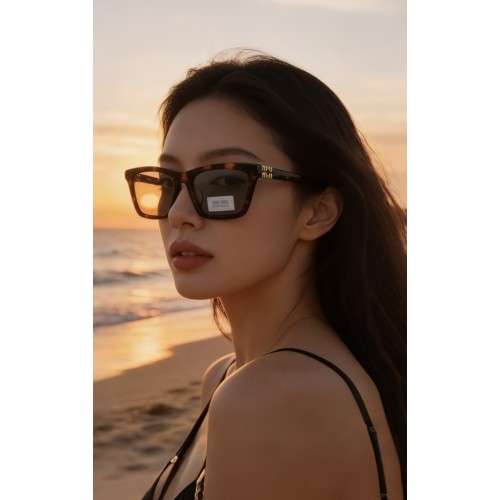 미우미우 MUA05S 렉탱귤러 선글라스