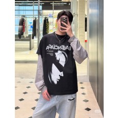 발렌시아가 26SS 레이디 인 쉐이드 오버사이즈 티셔츠