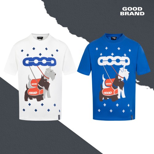 GOOD BRAND 슈나우저 프린트 반팔 티셔츠