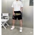발렌시아가 파리 로고 프린트 쇼츠 남녀공용