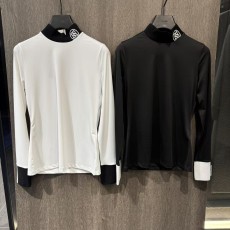 지포어 여성용 하이넥 긴팔 이너 티셔츠