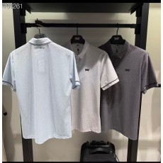 PX* 남성 아이스 실크 프린트 반팔 폴로