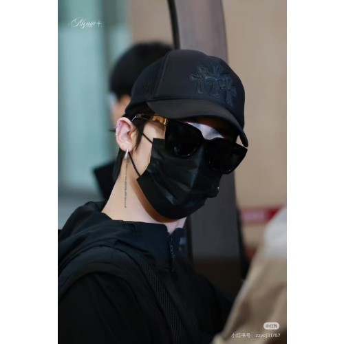 [잔디집] 크롬하츠 가죽 베이스볼 캡