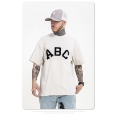 피어오브*  FOG 7시즌 ABC 레터링 플록 반팔 티셔츠