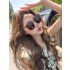 샤* CH6090 오버사이즈 스퀘어 선글라스