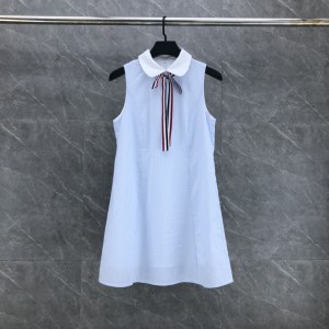 [대리석집] 톰브라* 스트라이프 시어서커 원피스