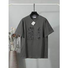 로에* 26SS 클래식 자수 로고 반팔 티셔츠