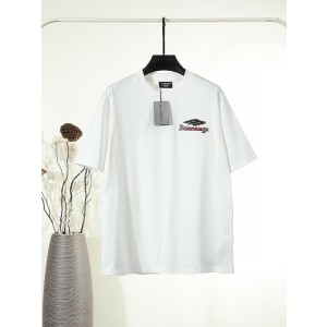 발렌시아*  26SS 자수 반팔 티셔츠