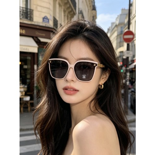 샤넬 CH5558 오버사이즈 스퀘어 선글라스 핑크
