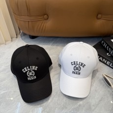 셀린느 파리 자수 남녀공용 베이스볼 캡