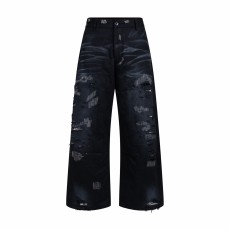 [잔디집] 아크네 26SS 1996 디스트레스드 와이드 레그 진 컬러2종