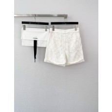 [V공장] 샤넬 코코비치 컬럭션 퀼팅 데님 카고 쇼츠